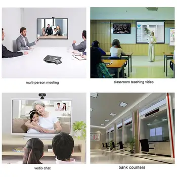 

1080P HD Webcam Built-in Dual Mics For Desktop Laptops Game USB Cam Camera PC Web Pro Stream X8Q6