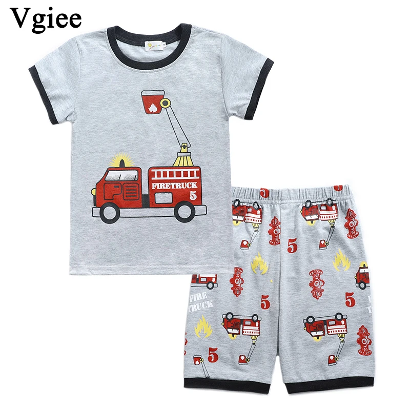 

Vgiee Kids Set Clothes Boutique Kids Clothing 2019 Fashion Summer Cartoon Short Outfits Boys Girl Clothes Children Clothes CC162