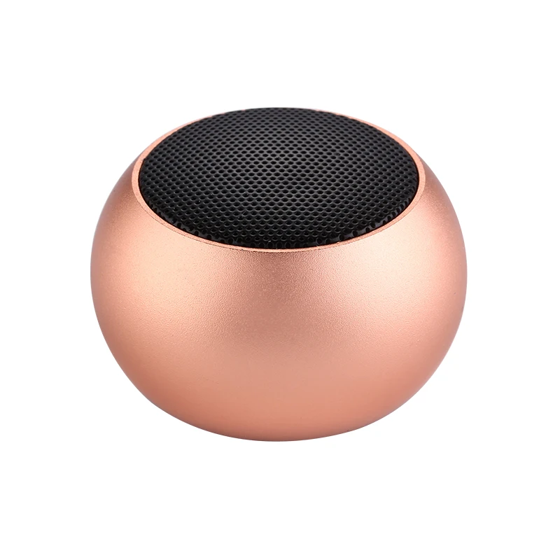 Металлическая портативная Bluetooth колонка беспроводной стерео динамик с