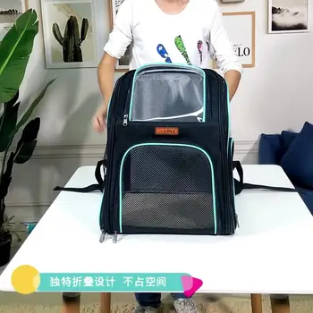 

Cat bag Breathable Portable Pet Carrier Bag for cat and dog Transparent Space pet Backpack Outdoor Travel backpack