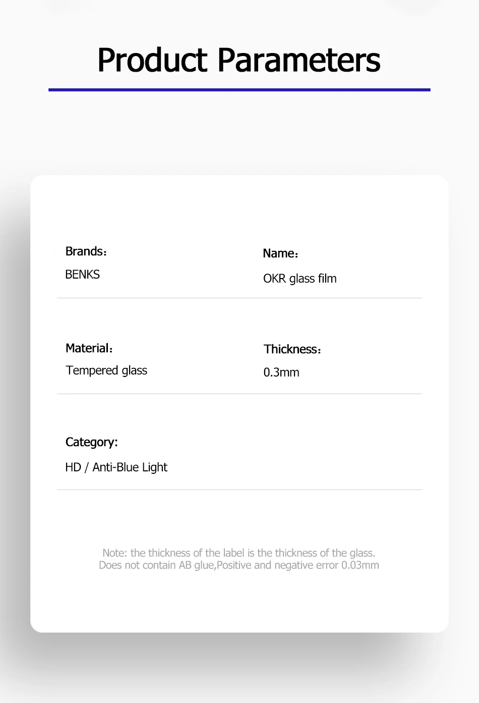 Benks OKR Tempered Glass Film 0.3mm For iPhone 11 Pro Max Full Cover Anti Blue Screen Protector AGC 9H Bubbles Free Glass Front (13)