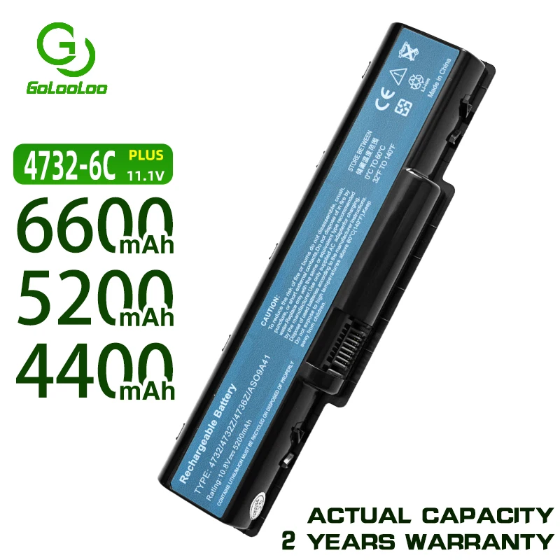Golooloo 11 1 v Батарея для acer AS09A31 AS09A41 AS09A61 AS09A75 AS09A56 AS09A51 5532 5516 5517 5732z AS09A70 AS09A71 AS09A73|battery for