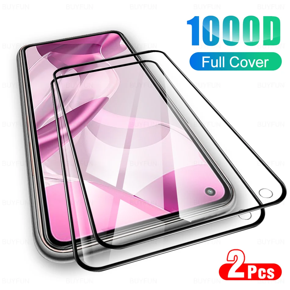 Full Cover Tempered Glass Case Screen Protector 2PCS phone protector cover tempered glass screen protector For Xiaomi 11 Lite 5G NE 6.55" Screen Protector For Xiamoi Mi 11 Lite 11Lite Protective Film
