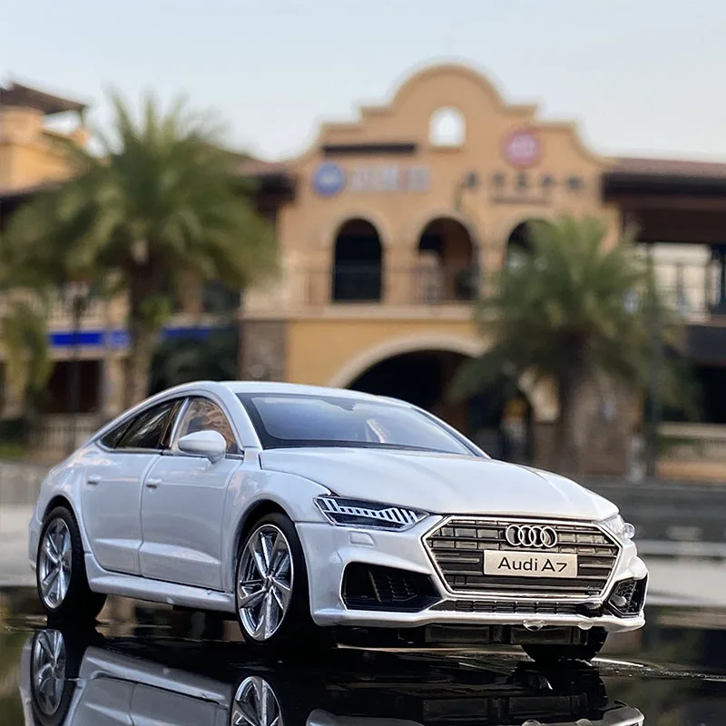 1:32 AUDI A7 Coupe Alloy Car Model Diecasts & Toy Vehicles Metal Toy Car Model High Simulation Sound Light Collection Kids Gift 2