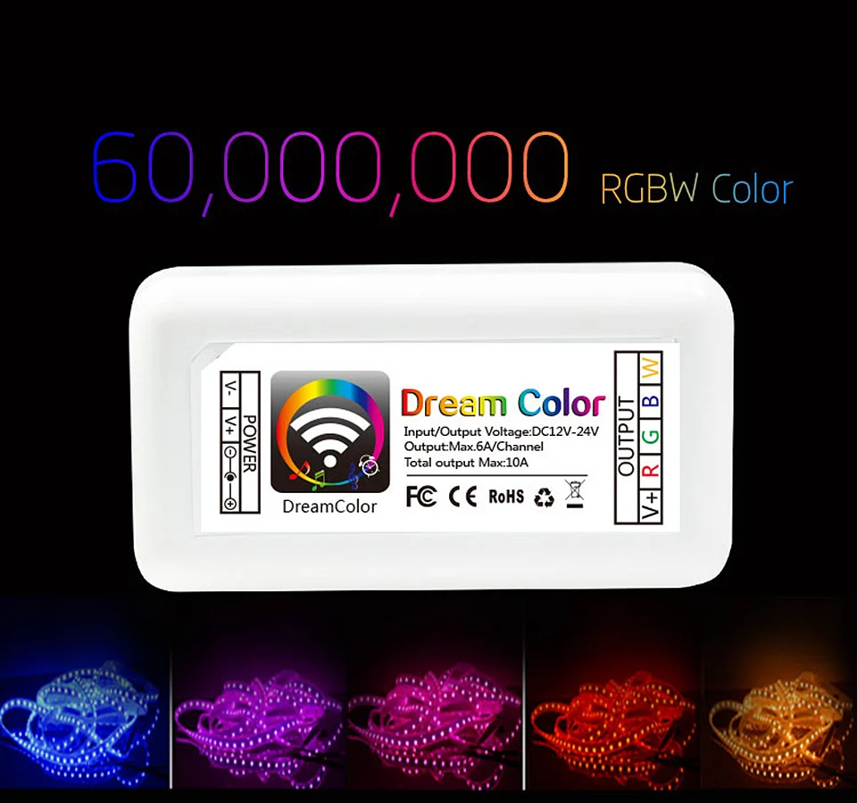Светодиодный контроллер 240 Вт WI-FI/Bluetooth RGB контроллер 12/24V группы контроллер для RGB/RGBW Светодиодные ленты лампы светильник