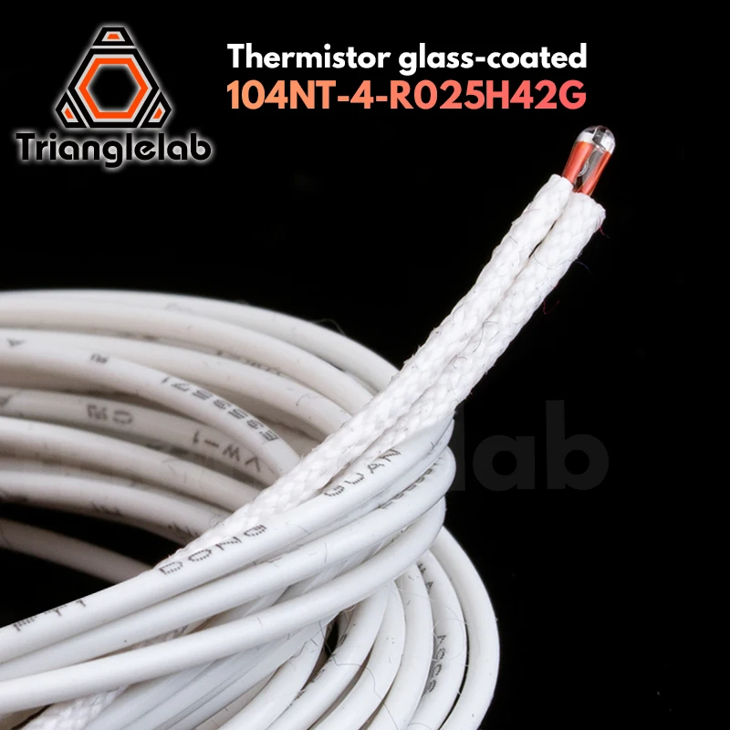 C ATC Semitec 104GT-2 104NT-4-R025H42G Thermistor With Fibreglass Sleeving Insulating For Bed Hotend High Temperature 280℃