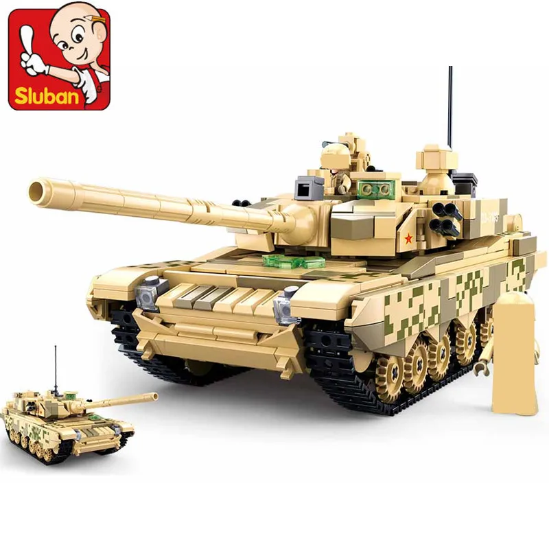 893 шт. Детский конструктор танк|Блочные конструкторы| |