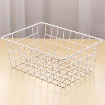 

Fruit Storage Basket Rust Proof Home Kitchen Table Display Placing Cosmetics Sundries Container Organizers