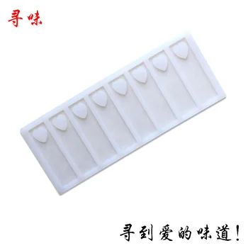

Ruminate Silicone Fondant Mold Heart Shape Strip Chocolate Chip Silica Gel Fondant Inserting Piece Mold DIY Cake Decorations