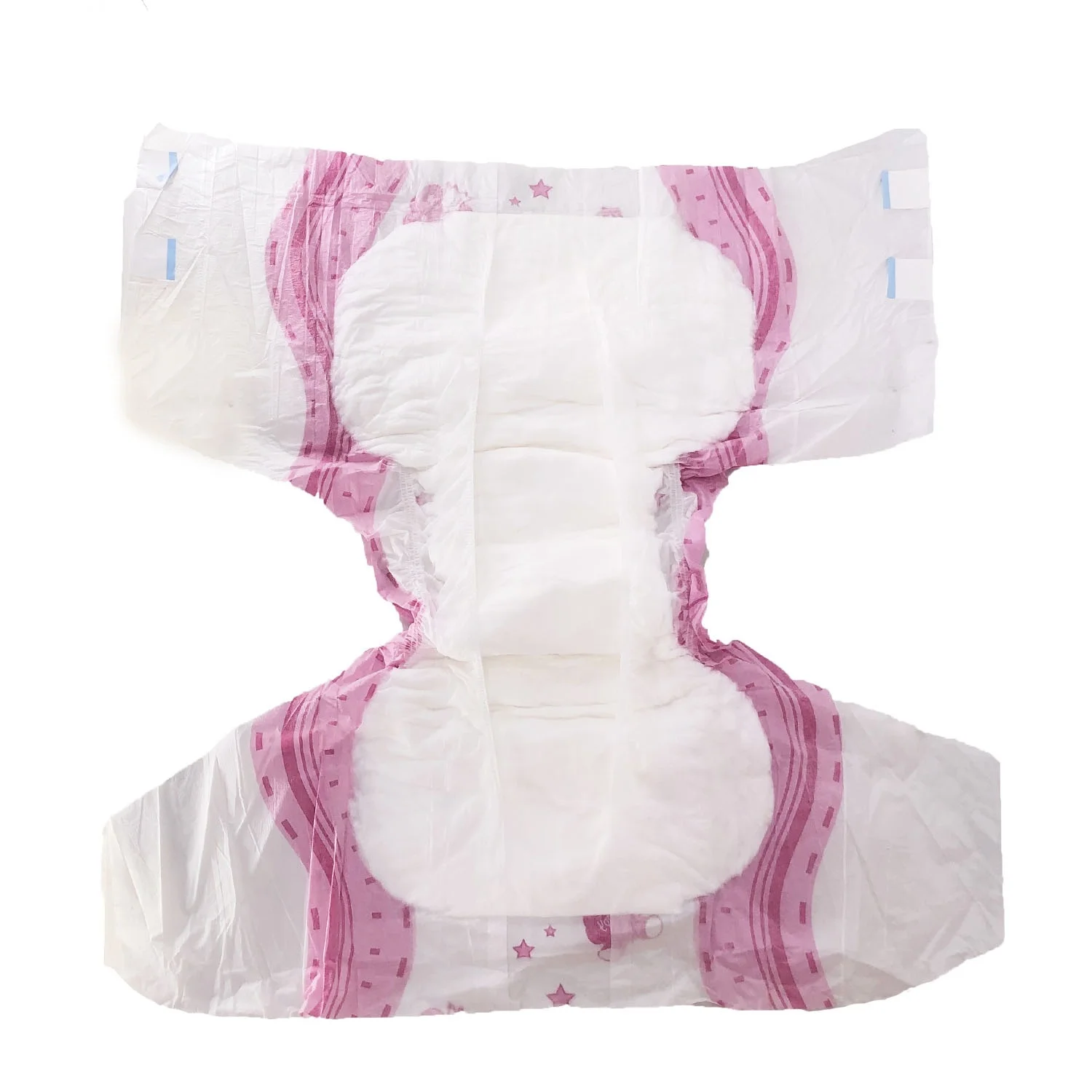 8pcs Diapers ABDL Adult Baby Large Size Stretchy Waist Diaper Attached 5pcs Adult Size Pacifiers Sets