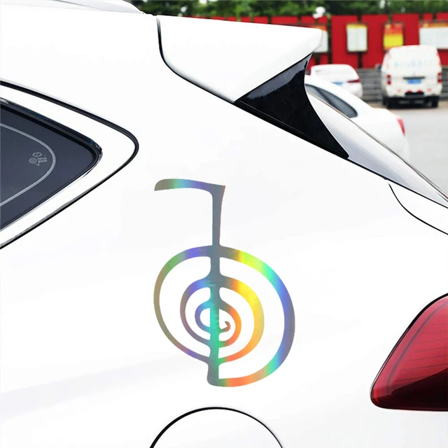 Pegatina de vinilo para coche, calcomanías artísticas de 13x19CM, con de Cho Ku Rei Reiki, decoración para ventana de coche, pegatinas para parachoques, estilo coche - AliExpress