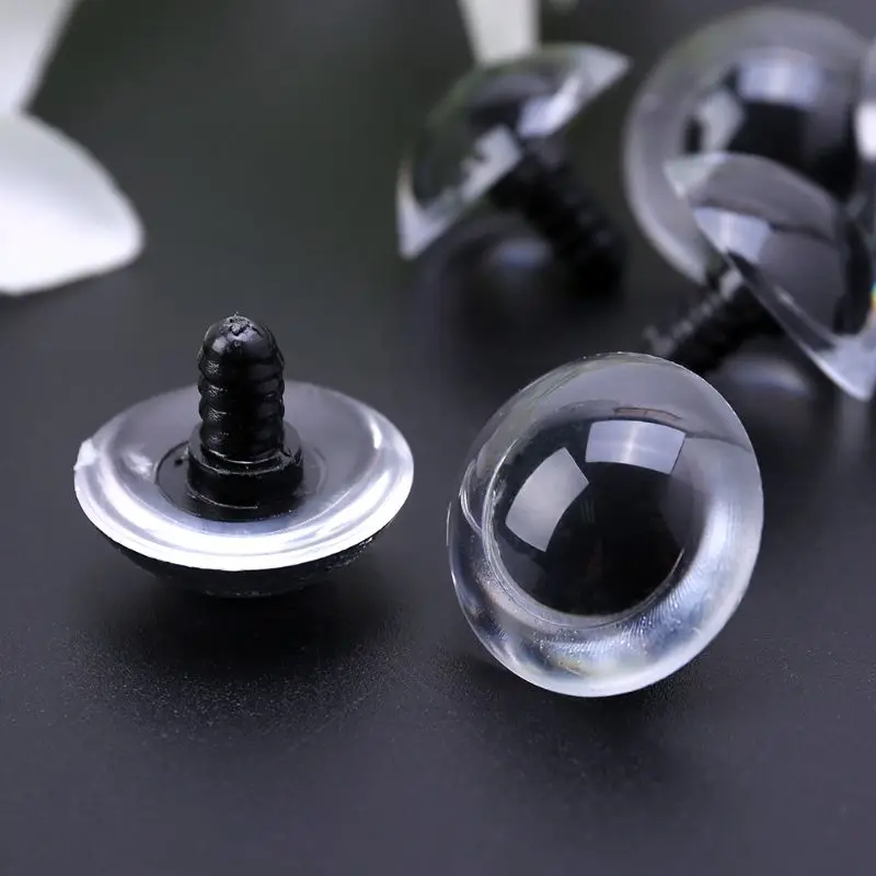 10pcs 12mm/14mm/16mm/18mm/20mm/24mm Plastic DIY Puppet Safety Eyes for Handmade Horror Doll Craft Halloween Toy Drop Ship | Игрушки и