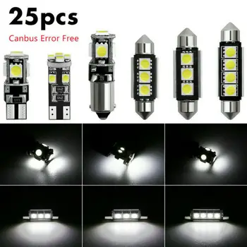 

Interior LED Bulb 6000K 1.2-2.5W/Bulb Bulbs For BMW X5 E70 M 2007-2013