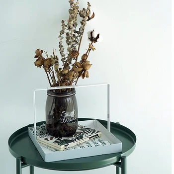 

CSS Cosmetic Storage Basket Square Storage Rack Wedding Set Dessert Table Simple Style Sundries Tray