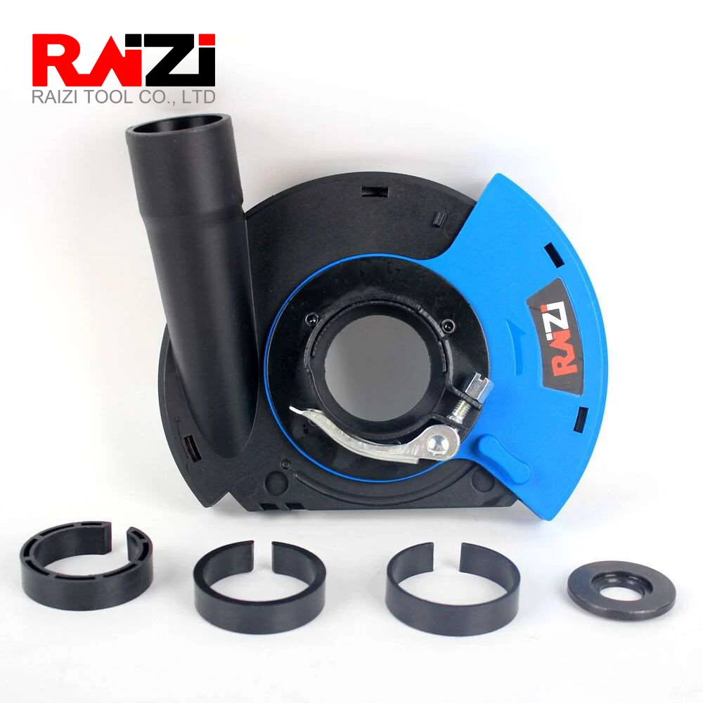 Raizi 5 Inch/125 mm Angle Grinder Dust Shroud Cover Tools For Dry Surface Grinding Universal Grinder Dust Collection Cover Kit dust collecting guard kit universal surface cutting dust shroud for angle grinder dust collector attachment cover in stock