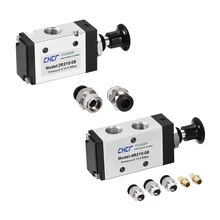 Uxcell ручная тяга Соленоидный клапан 2 P PT Резьба воздушный ручной рычаг управляемый клапан