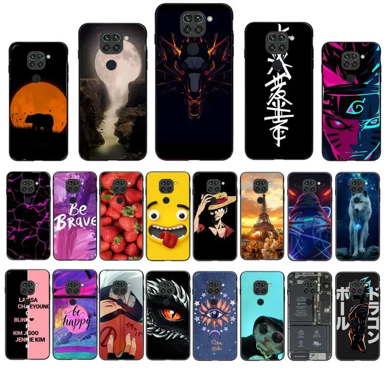 Хит продаж чехол для Xiaomi Redmi Note 9 мягкий с нарисованным рисунком силиконовая