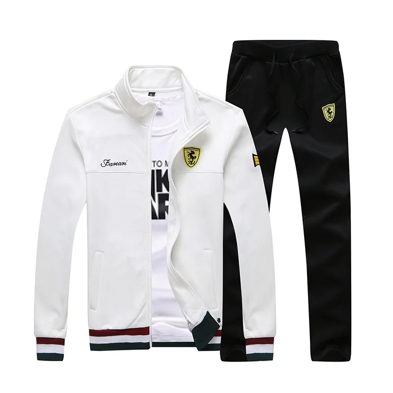 

Spring And Autumn New Style Hoodie Leisure Sports Suit Zipper MEN'S Coat Pants Two-Piece Set Leisure Suit Men'S Wear