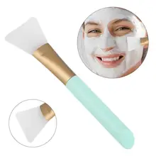 2 шт DIY силиконовая маска для лица, кисть для перемешивания, карандаш для макияжа, аппликатор, инструмент, кисти для маски для лица, плоская кисть для головы, приятная для кожи