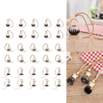 

30pcs Empty Car Air Freshener Perfume Bottle Empty Bottle With 10ml Container Flower Perfume