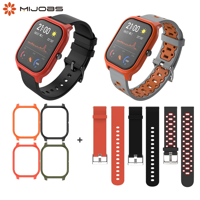 Ремешок на запястье для Xiaomi Huami Amazfit GTS 20 мм силиконовый защитный чехол браслета