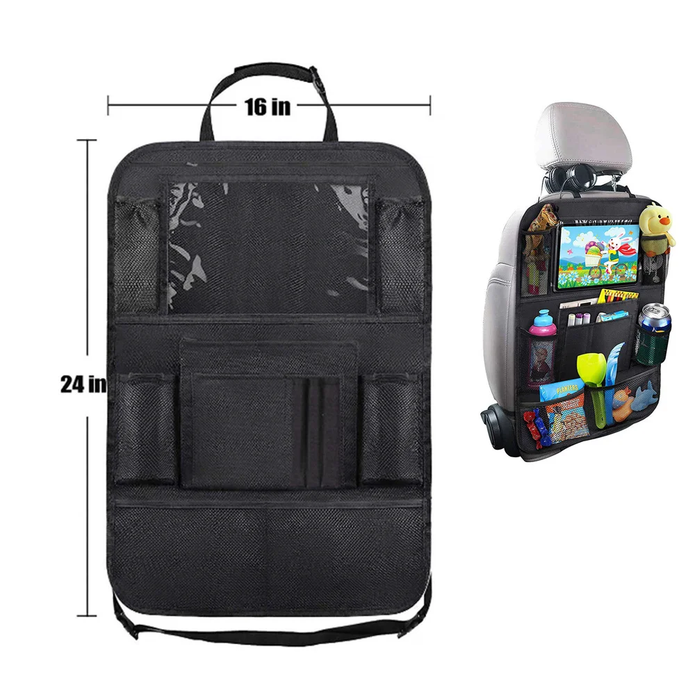 Автомобильный Органайзер на заднее сиденье с держателем для планшета сенсорным