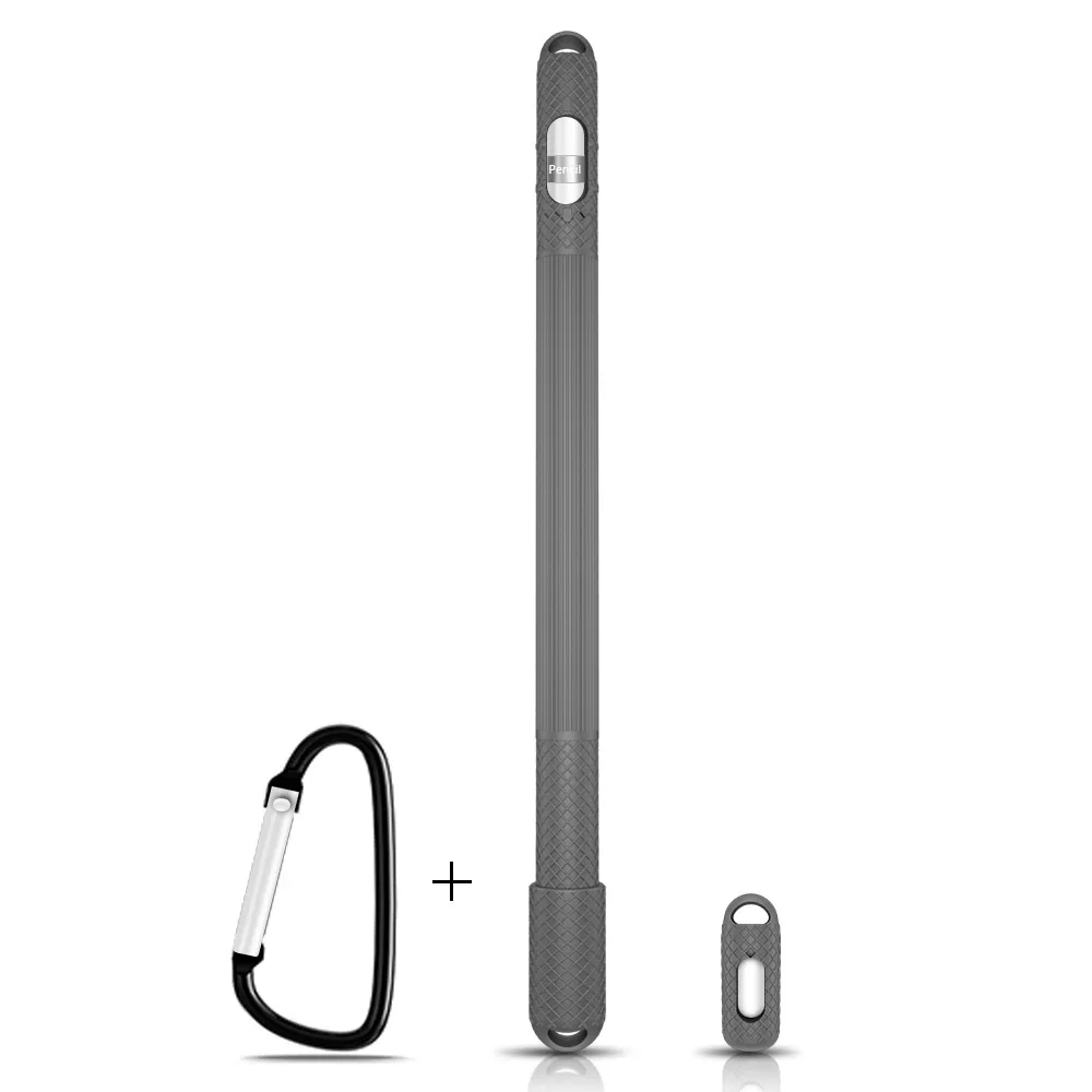 Gray Силиконовый чехол для планшета, стилус, чехол для Apple Pencil 1 поколение, чехол для iPad Pencil - Цвета: Gray