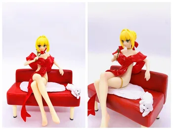 

20cm Fate Grand Order FGO Fate Stay Night saber Lily figure Anime Action Figure PVC New Collection figures toys