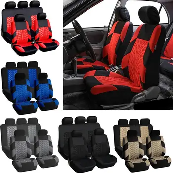 

Car Seat Covers Full Set Car Seat Protector Auto Seat Covers Polyester Fabric Universal Fits Most Cars Covers For Kalina Grantar
