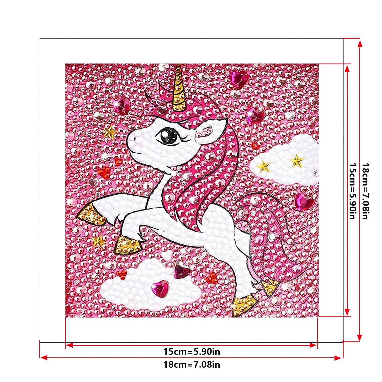 5D Diamond Painting Art for Kids Cute Small and Easy Diamond Art Kit Crystal Gems Embroidery for Girls Boys Beginners Art Crafts 
