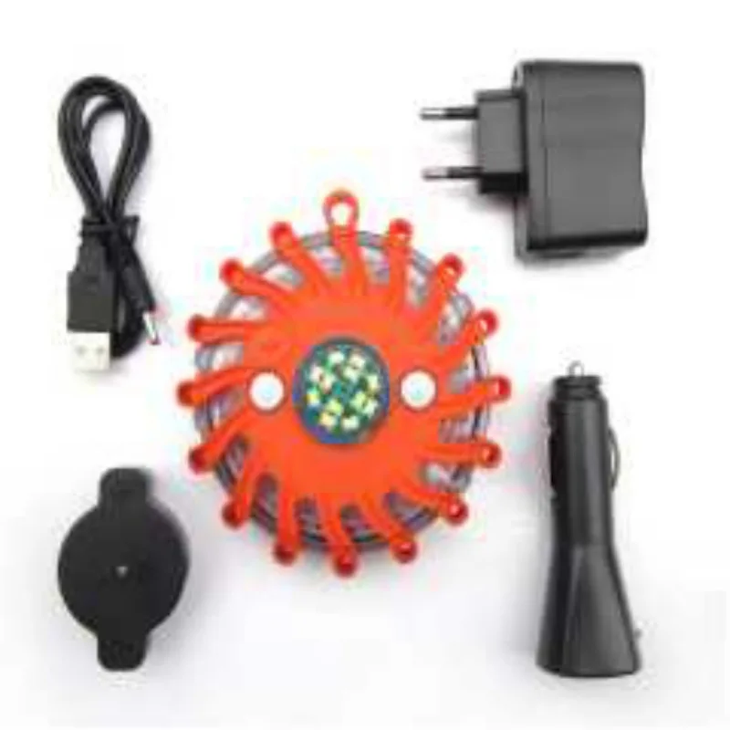 

Car LED Roadside Flares Emergency Safety Flashing Warning Light Multifunctional Auto Traffic Barrier Safety Warning Light