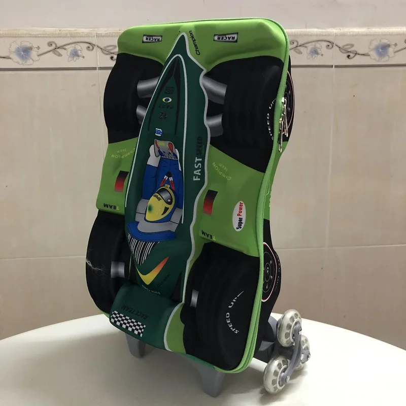 1PCS Brand 3D boy anime Lovely cat trolley case kids Climb the stairs luggage Travel rolling suitcase girl cartoon child pencil box - Цвет: 1PCS
