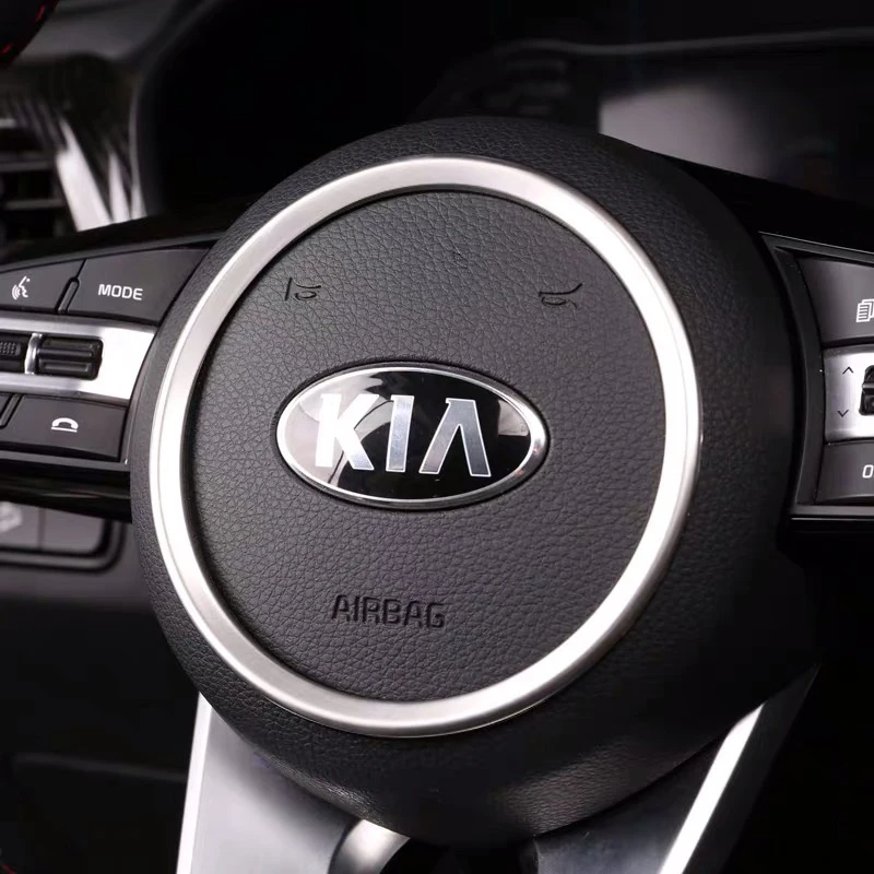 Аксессуары для стайлинга автомобилей, наклейка для kia Sportage, Автомобильный руль, украшение из сплава, кольцо, покрытие, наклейки для интерьера