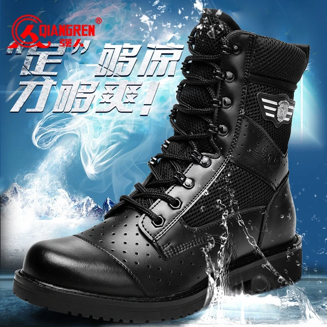 graduado leninismo sitio Venta directa de botas militares de verano, sandalias especiales de soldado  perforadas transpirables para hombre, botas de exterior de malla fuerte  3515 _ - AliExpress Mobile