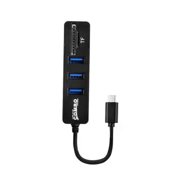 

USB Hub Combo 3 Ports High Speed USB 2.0 Hub Splitter Multi USB Combo 2 In 1 SD/TF Card Reader For PC Laptop Computer