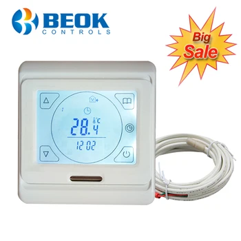 

BEOK Floor Heating Room Thermostat Touch Screen Temperature Controller for Warm Floor TST70-EP