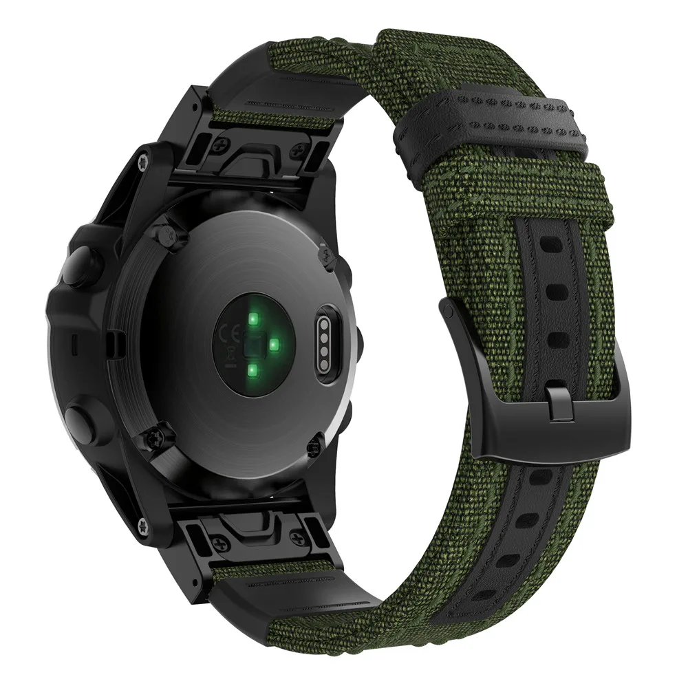 Ремешок нейлоновый спортивный для Garmin Fenix 6X 6 6S Pro 5X 5 5S Plus 3 HR 20 мм|Ремешки часов| |