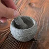 Stone Mortar Statue Ornament Home Desk Decoration Crafts Creative Tea Pet Ceremony Culture Gifts Table Accessories Office Decor 5