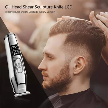 

KEMEI KM-5027 Hair Clippers for Men Hair Beard Trimmer Rechargeable Barber Hair Grooming Kit with 3 Guide Combs