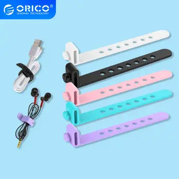 

ORICO Cable holder Protector Management Device Organizer Holder for Wire Silicone Cable Winder Retention Clips Power Cord Winder