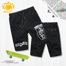 Детские шорты на резинке с кулиской черного цвета