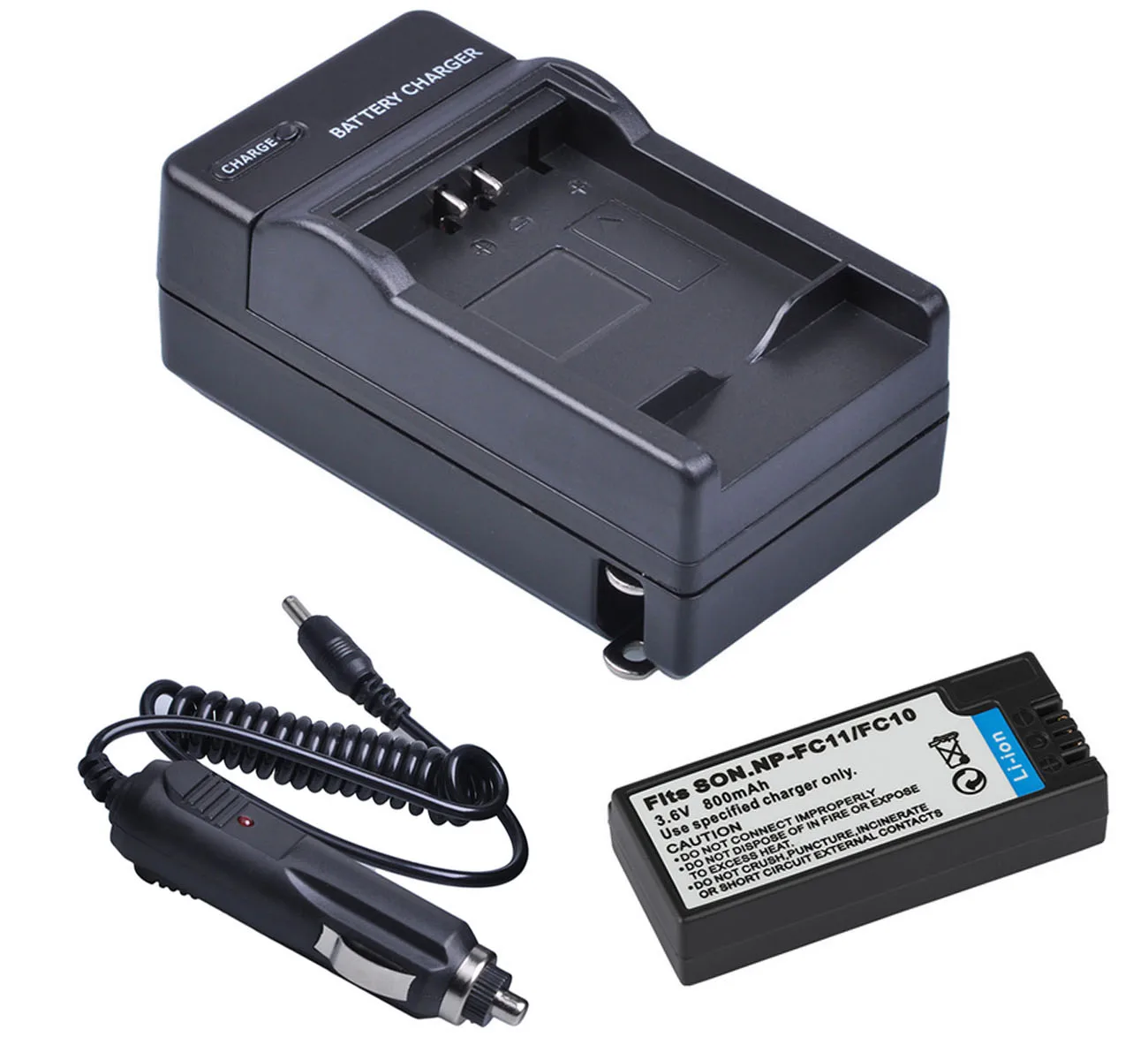バッテリー2パック + 充電器ソニーサイバーショットdsc-DSC-V1