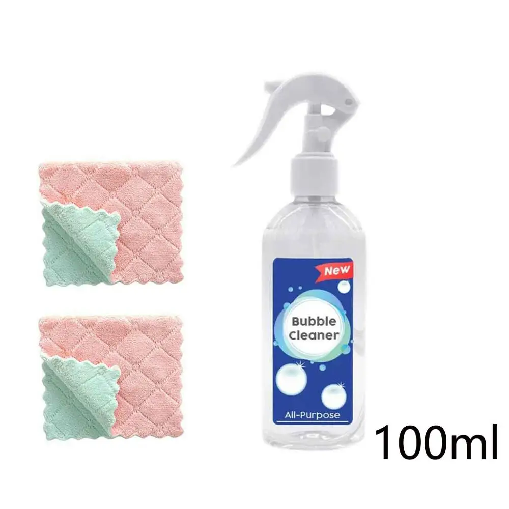100ML Home Cleaning Supplies Kitchen Grease Cleaner Multi-Purpose Foam Cleaner All-Purpose Kitchen Powerful Cleaning Bubble