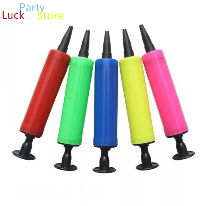 2 шт воздушный насос мини пластиковые ручные вечерние воздушные шары надувной