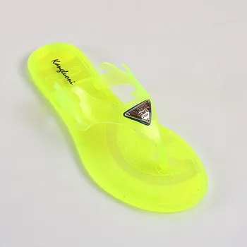 

New 2020 Summer Beach Women Flip Flops Sandals Women's Fashion Flat Slides Non-slip PVC Slippers Woman's Summer Sandals