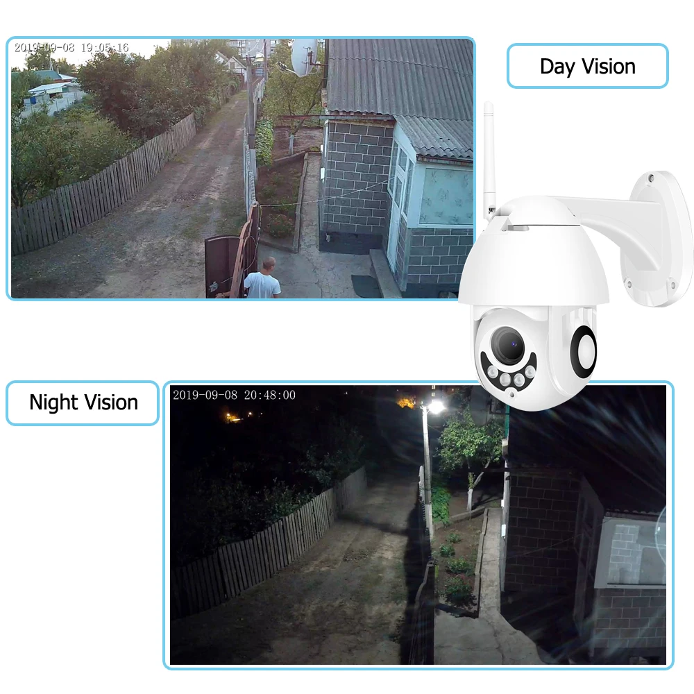 HD 1080P Wifi IP камера облачная беспроводная камера безопасности уличная 2MP CCTV камера видеонаблюдения аудио Onvif 30 м ИК ночного видения P2P