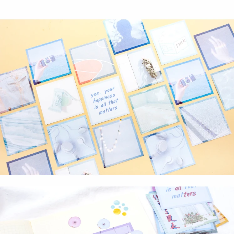 Милый блок стикеров для заметок в упаковке INS Memo Note Kawaii Sticky Note Diy Скрапбукинг наклейка Bullet Journal канцелярский школьный офисный блок