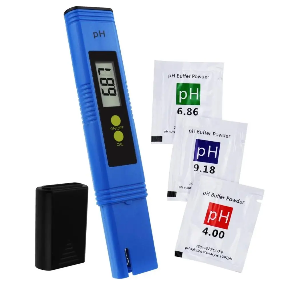 Pentype pH Meter 0.01pH Accuracy Liquid Acidity Tester for Aquarium