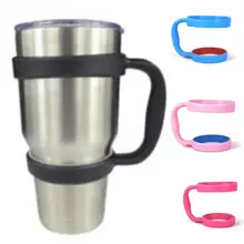 Портативная пластиковая бутылка для воды, кружки, чашка, ручка для 30 унций, стакан, Rambler, чашка, держатель для рук, подходит для путешествий, посуда для напитков