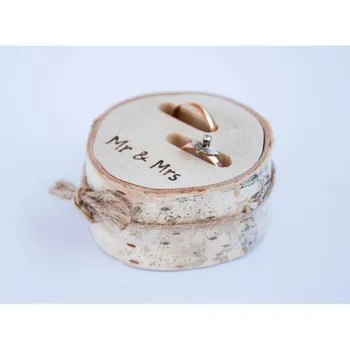 

Rustic Wedding Ring Box Engagement Ring Box custom Wooden Jewelry Box Ring Holder Wedding Decor ring bearer pillow alternative